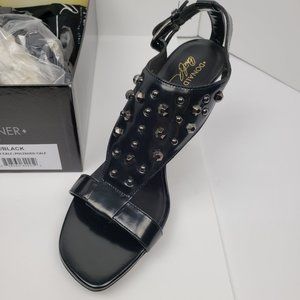 Donald J. Pliner Nekita studded black heels size 8